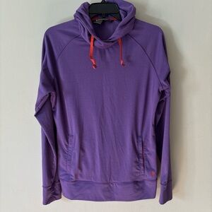 Black Diamond Women’s Dawn Wall Hoody Size Medium Purple & Orange